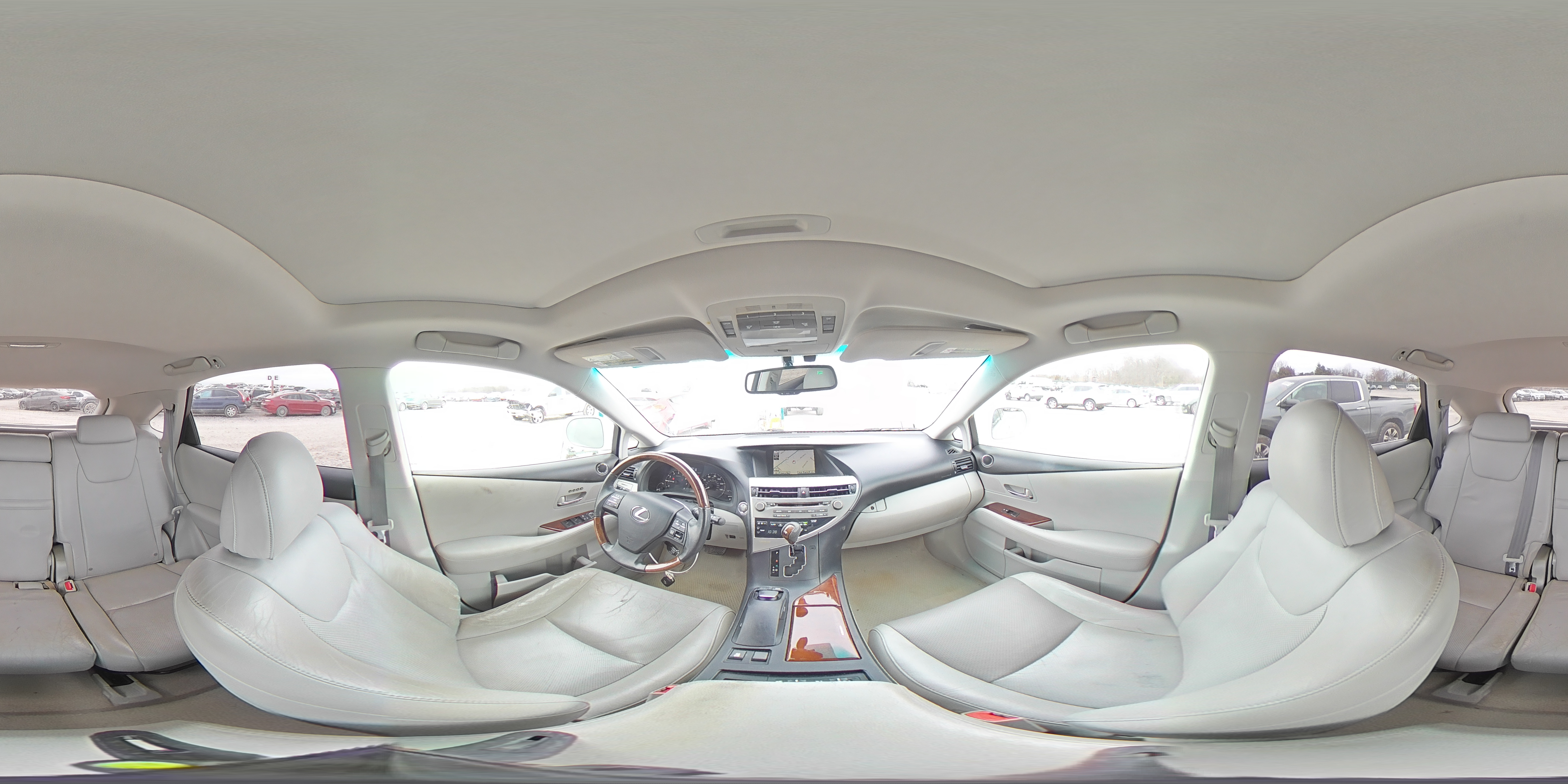 2010 Lexus RX VIN 2T2ZK1BA0AC038408 Copart auction photo, rear end damage thumbnail 14