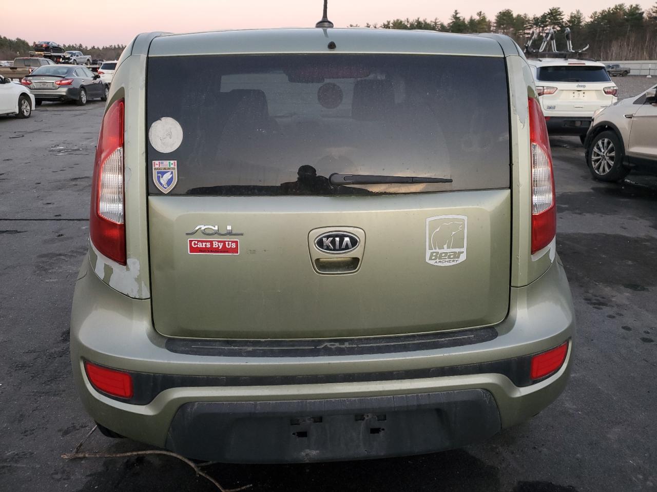 2012 KIA Soul VIN KNDJT2A5XC7426954 Copart auction photo, side damage thumbnail 6