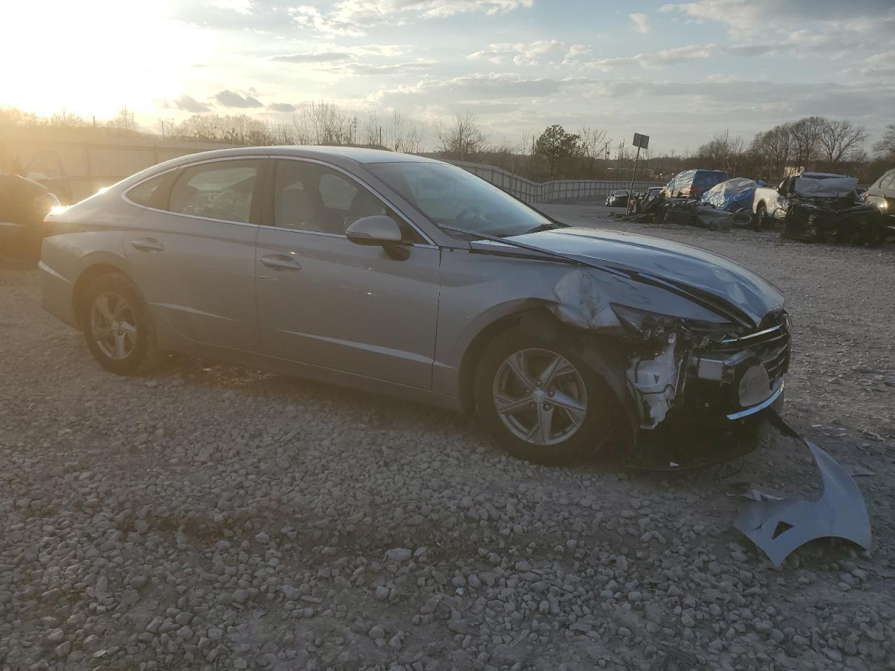 2023 Hyundai Sonata VIN KMHL24JAXPA335367 Copart auction photo, front end damage thumbnail 4