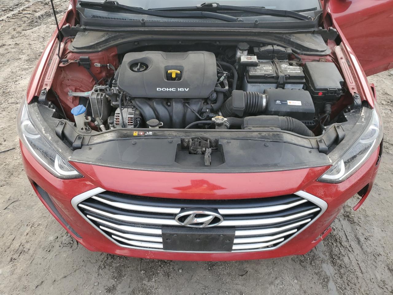 2017 Hyundai Elantra VIN 5NPD84LF2HH005247 Copart auction photo, front end damage thumbnail 11