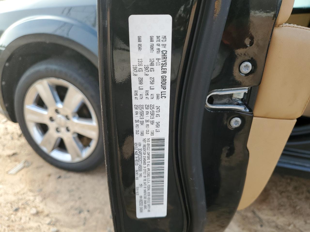 2012 Dodge Journey VIN 3C4PDCDG2CT149268 Copart auction photo, vandalism damage thumbnail 15