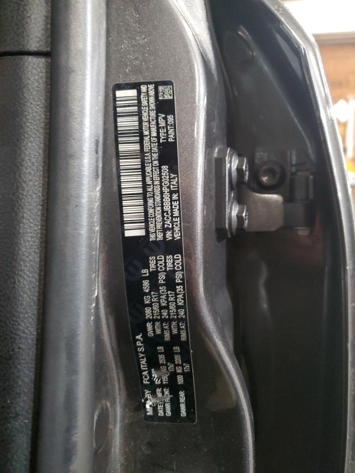 2017 Jeep Renegade VIN ZACCJBBB6HPG02508 Copart auction photo, front end / side damage thumbnail 16