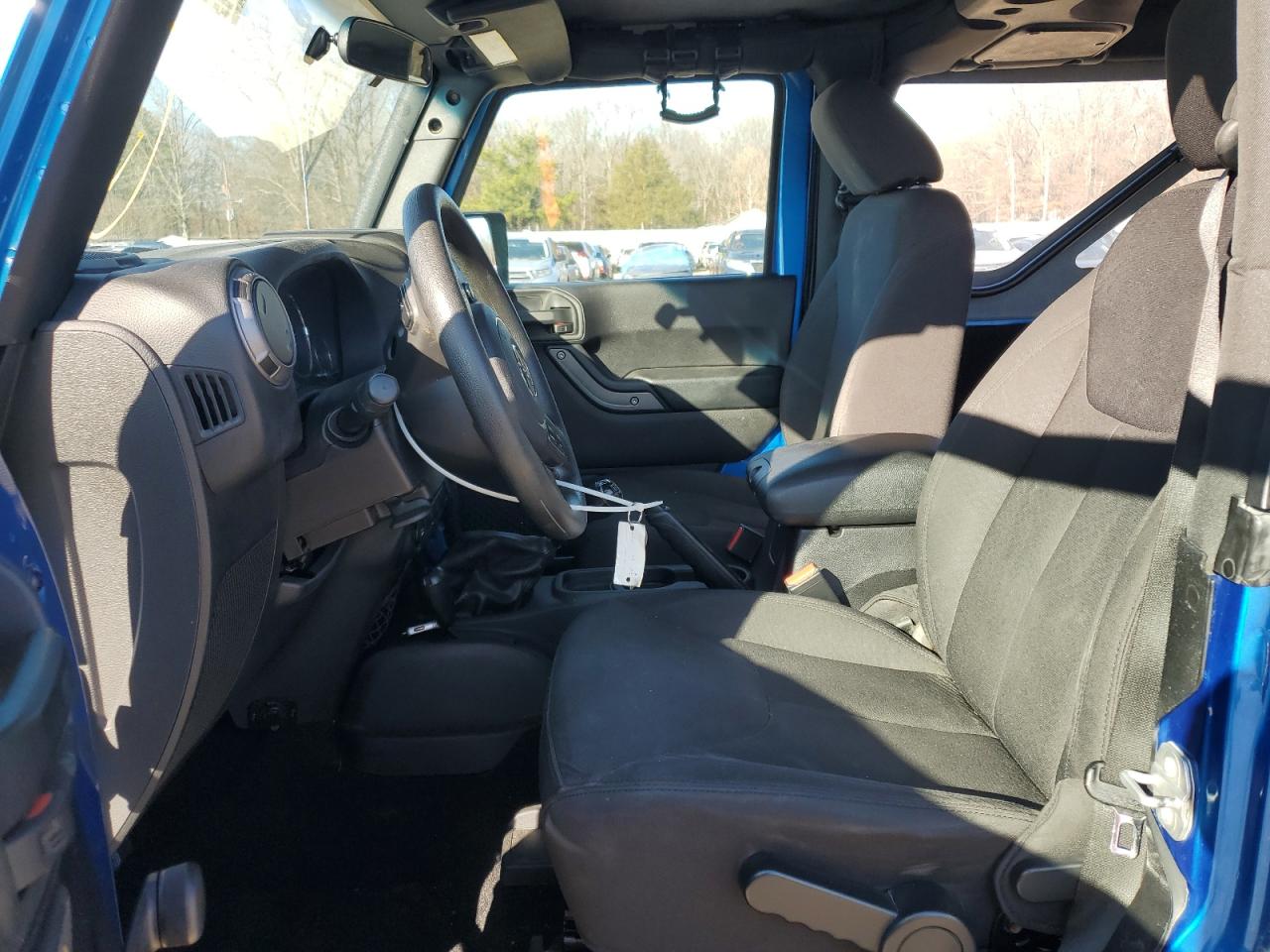 2016 Jeep Wrangler VIN 1C4AJWAG9GL272040 Copart auction photo, front end / side damage thumbnail 7