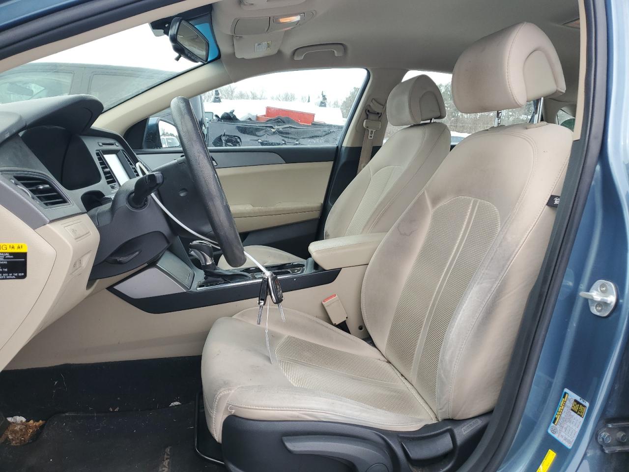 2017 Hyundai Sonata VIN 5NPE24AF1HH503738 Copart auction photo, front end damage thumbnail 7