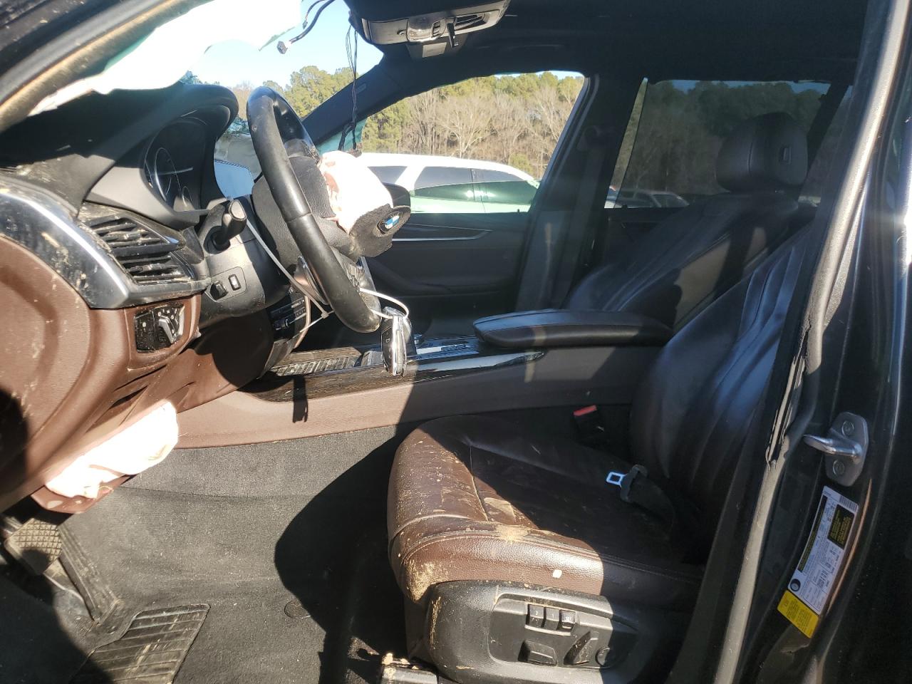 2018 BMW X5 VIN 5UXKR2C50J0Z16467 Copart auction photo, rollover damage thumbnail 7