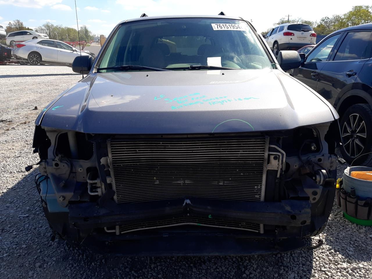 2008 Ford Escape VIN 1FMCU93138KA81906 Copart auction photo, front end damage thumbnail 5