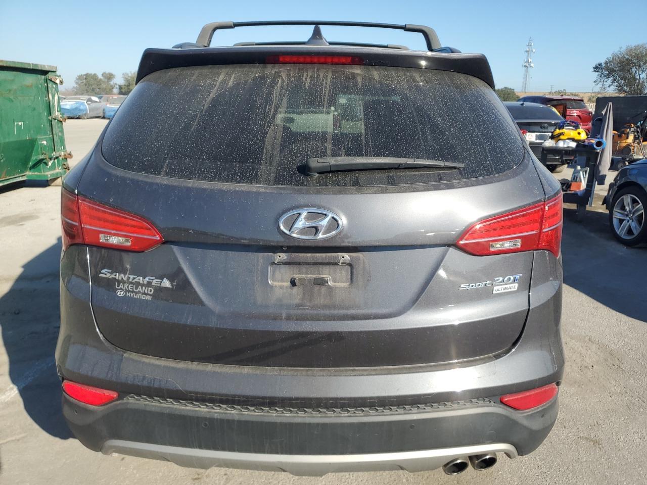 2016 Hyundai Santa Fe VIN 5XYZW4LA8GG313559 Copart auction photo, side / front end damage thumbnail 6
