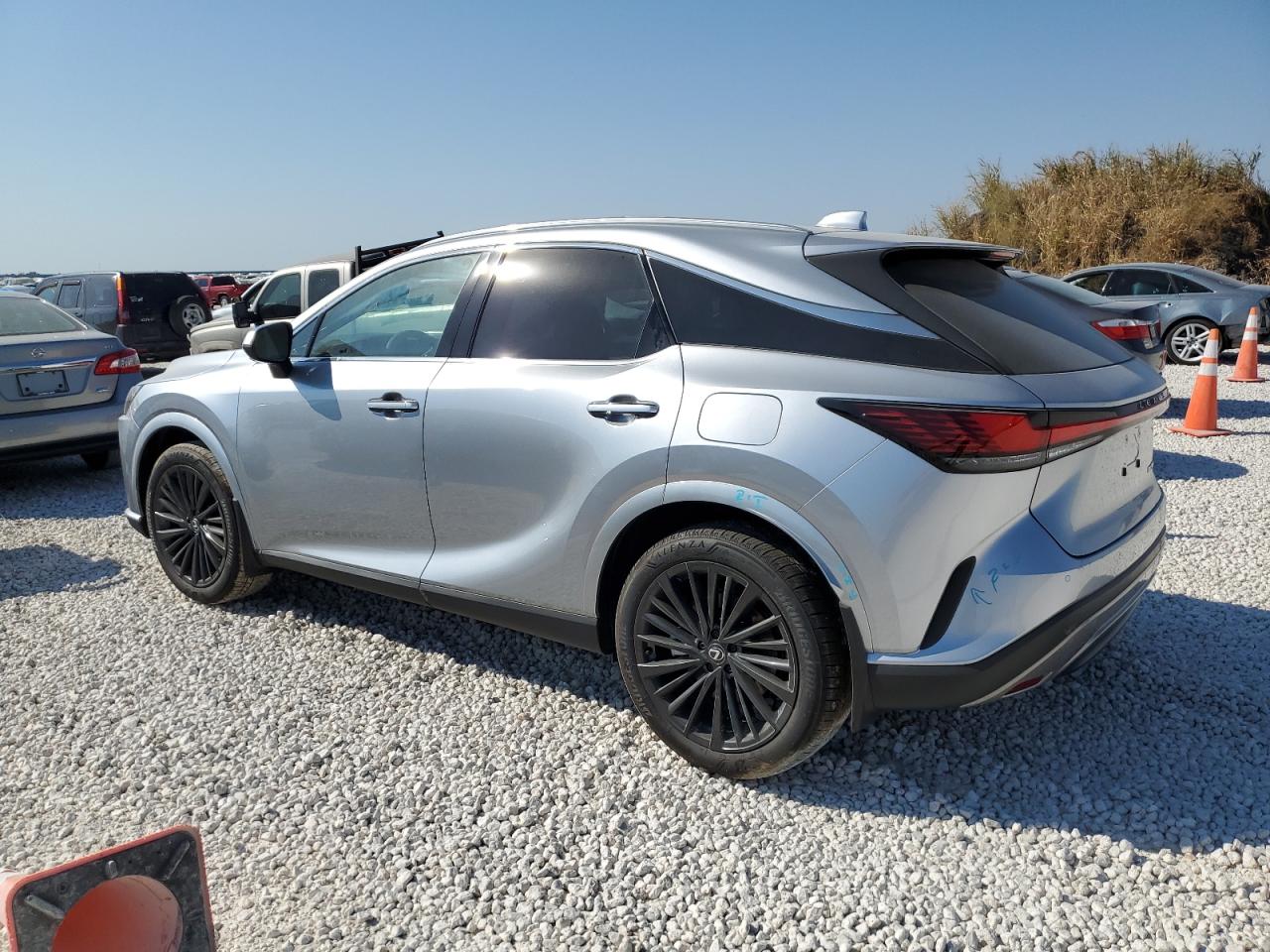 2024 Lexus RX VIN 2T2BAMBA1RC046132 Copart auction photo, side damage thumbnail 2