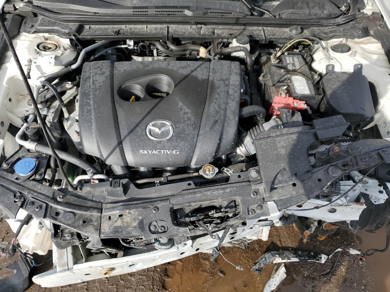 2019 Mazda 3 VIN 3MZBPADL6KM105721 Copart auction photo, front end damage thumbnail 12