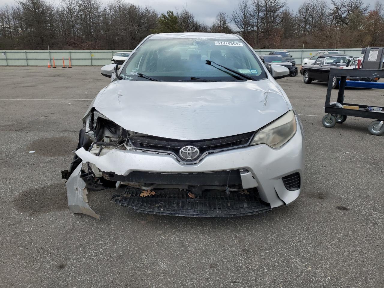 2015 Toyota Corolla VIN 2T1BURHE0FC269759 Copart auction photo, side / top/roof damage thumbnail 5