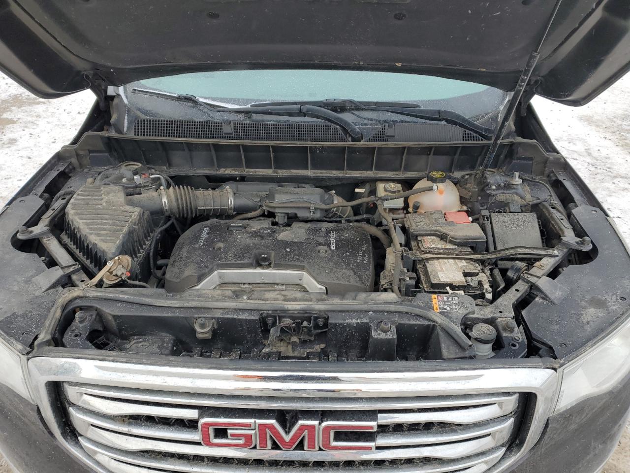 2017 GMC Acadia VIN 1GKKNSLA6HZ296938 Copart auction photo, all over / undercarriage damage thumbnail 12