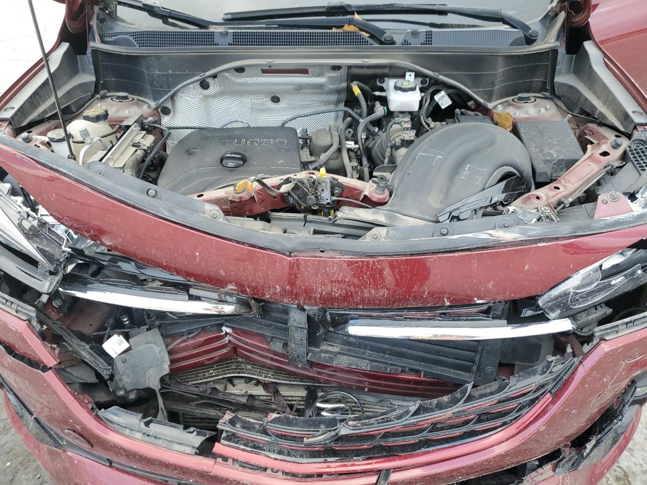 2022 Buick Encore VIN KL4MMDSL2NB047699 Copart auction photo, front end / minor dent/scratches damage thumbnail 12