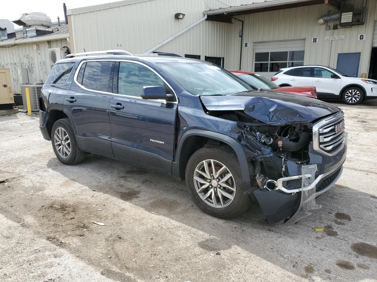 2019 GMC Acadia VIN 1GKKNLLS7KZ223020 Copart auction photo, rear end / front end damage thumbnail 4
