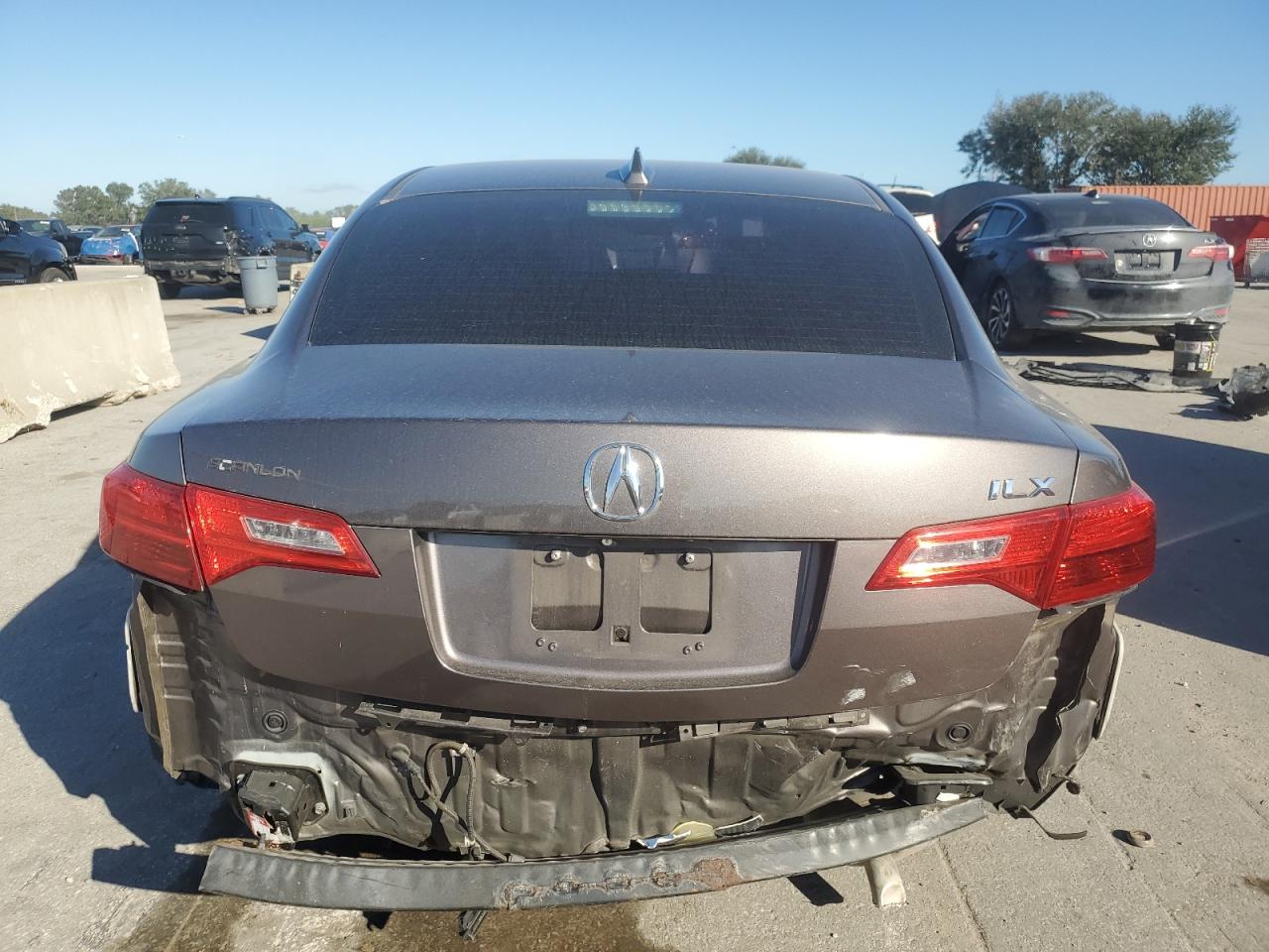 2014 Acura ILX VIN 19VDE1F57EE006610 Copart auction photo, rear end damage thumbnail 6