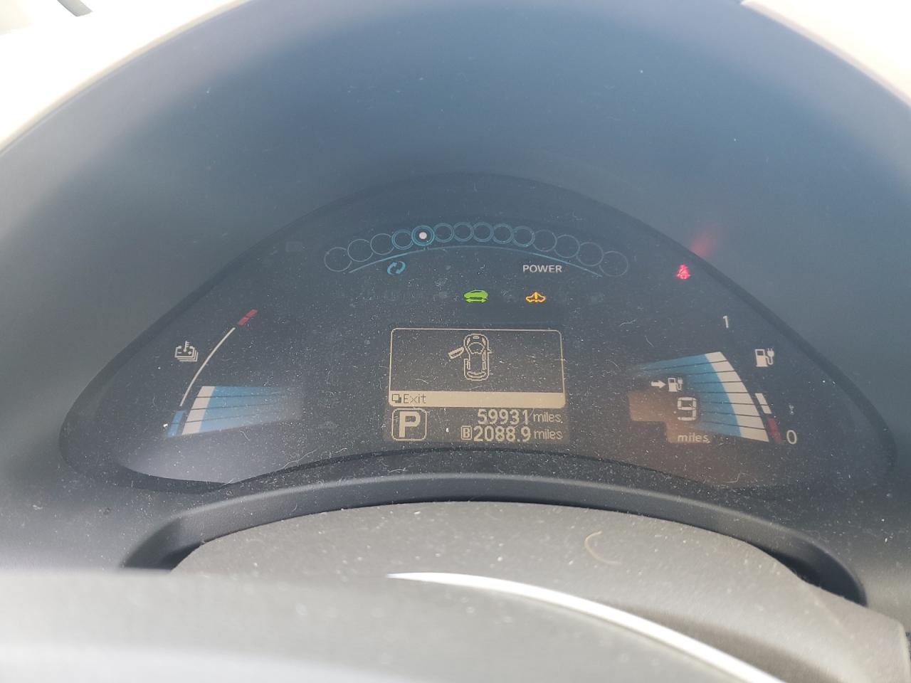 2012 Nissan Leaf VIN JN1AZ0CP6CT025946 Copart auction photo, minor dent/scratches damage thumbnail 9