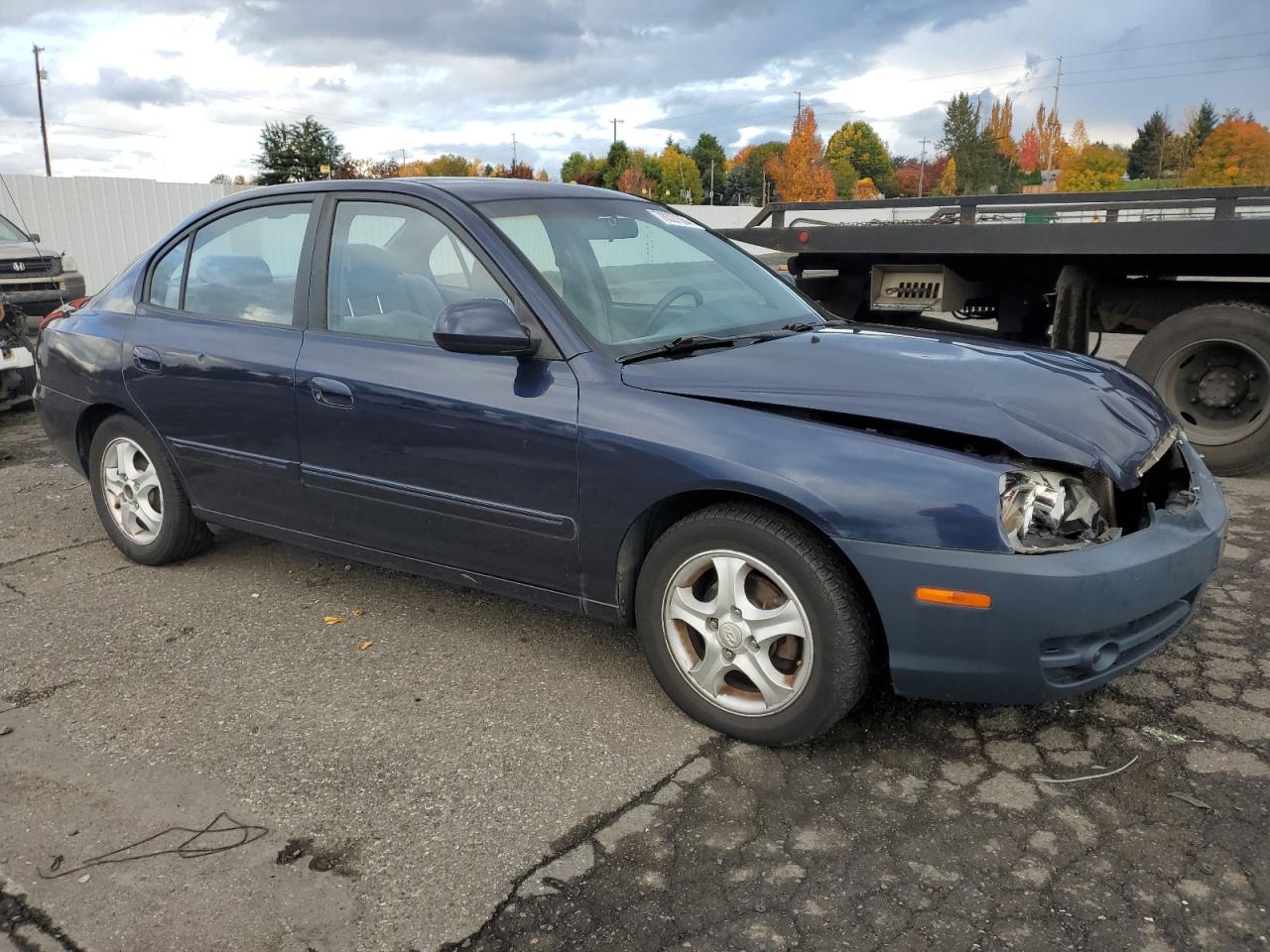 2005 Hyundai Elantra VIN KMHDN46D95U077420 Copart auction photo, front end / minor dent/scratches damage thumbnail 4