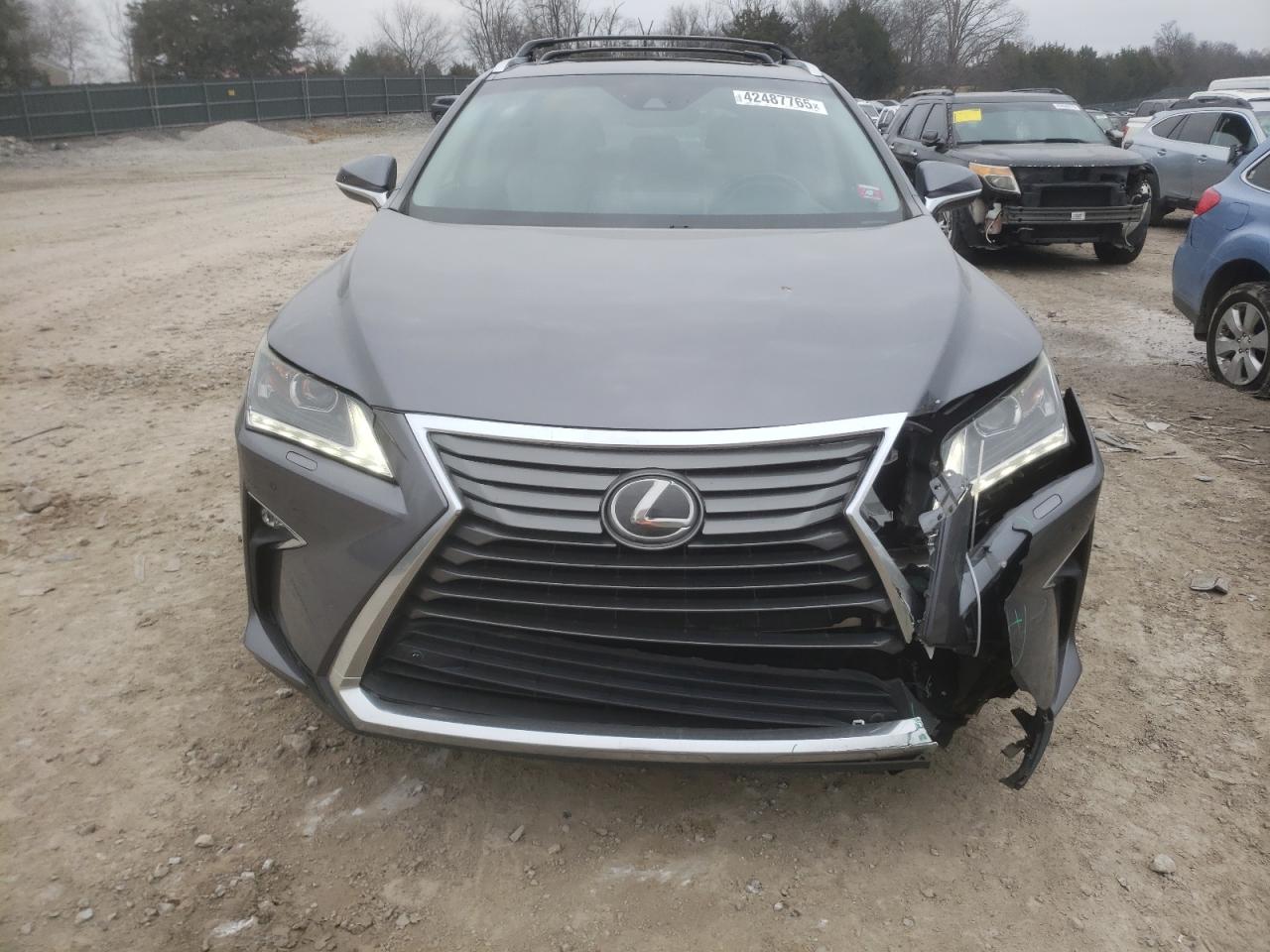 2016 Lexus RX VIN 2T2BZMCA7GC047628 Copart auction photo, front end / top/roof damage thumbnail 5