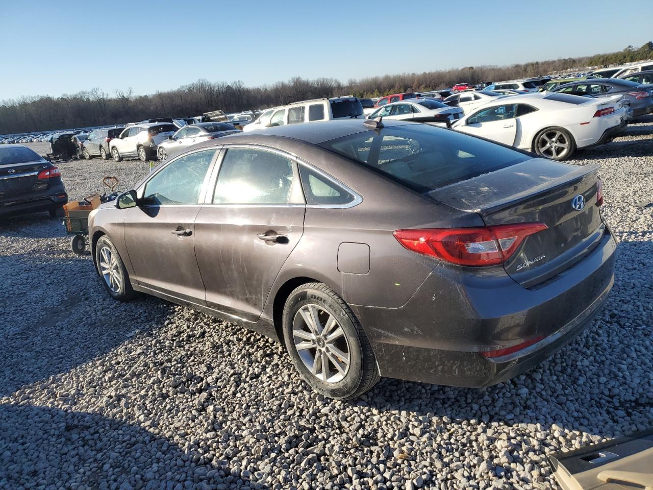 2016 Hyundai Sonata VIN 5NPE24AF4GH374828 Copart auction photo, vandalism damage thumbnail 2