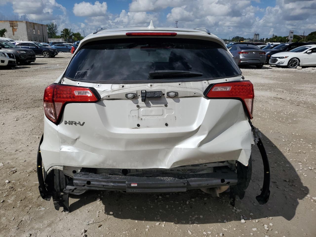 2017 Honda HR-V VIN 3CZRU5H79HM718997 Copart auction photo, rear end damage thumbnail 6