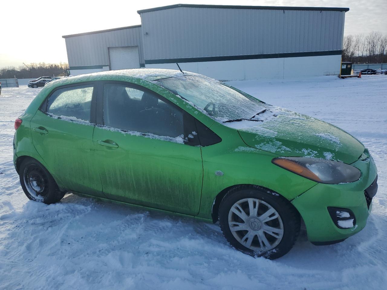 2011 Mazda 2 VIN JM1DE1HZ9B0104730 Copart auction photo, front end damage thumbnail 4