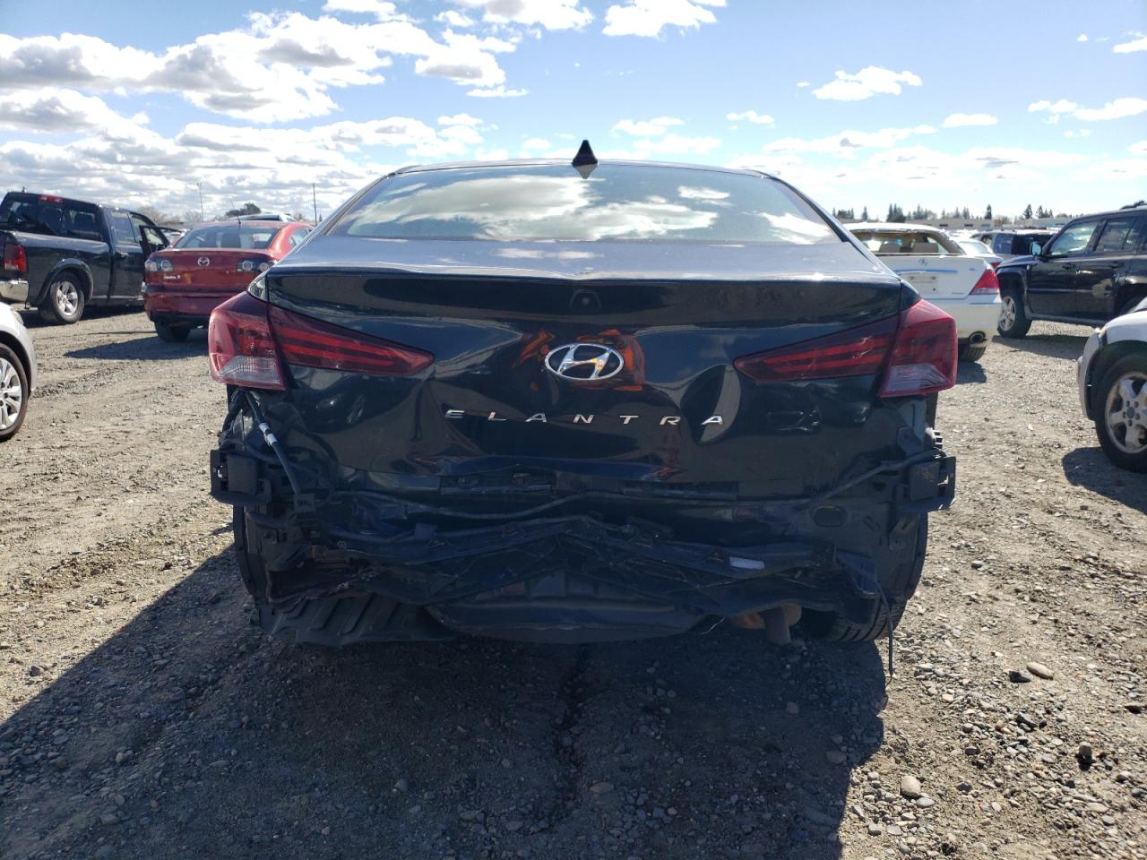 2020 Hyundai Elantra VIN 5NPD84LF3LH559194 Copart auction photo, rear end / front end damage thumbnail 6