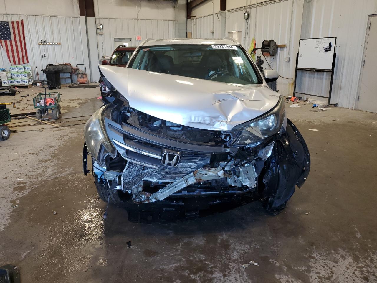 2014 Honda CR-V VIN 2HKRM4H72EH640709 Copart auction photo, front end damage thumbnail 5