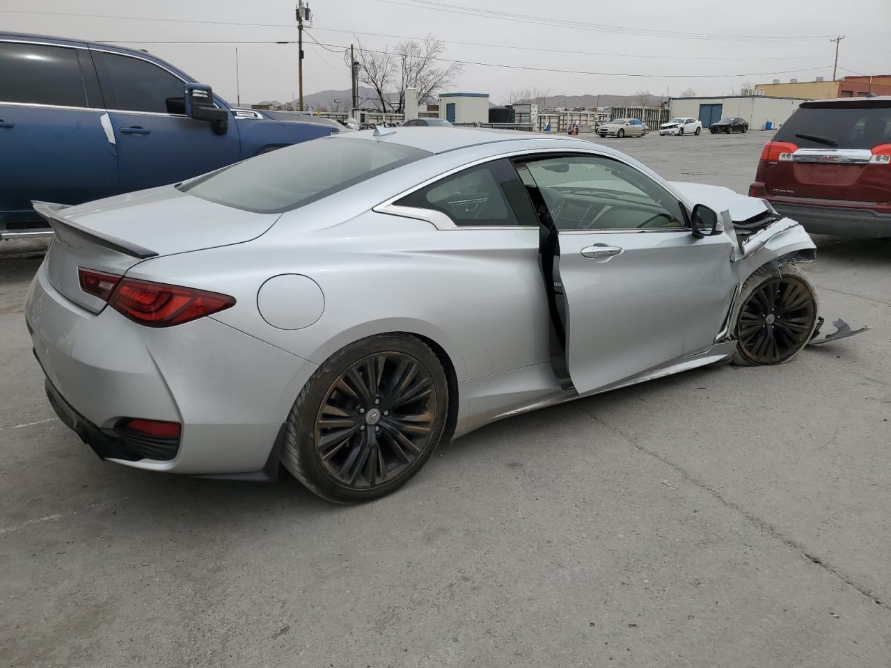 2018 Infiniti Q60 VIN JN1EV7EK1JM341656 Copart auction photo, front end / minor dent/scratches damage thumbnail 3