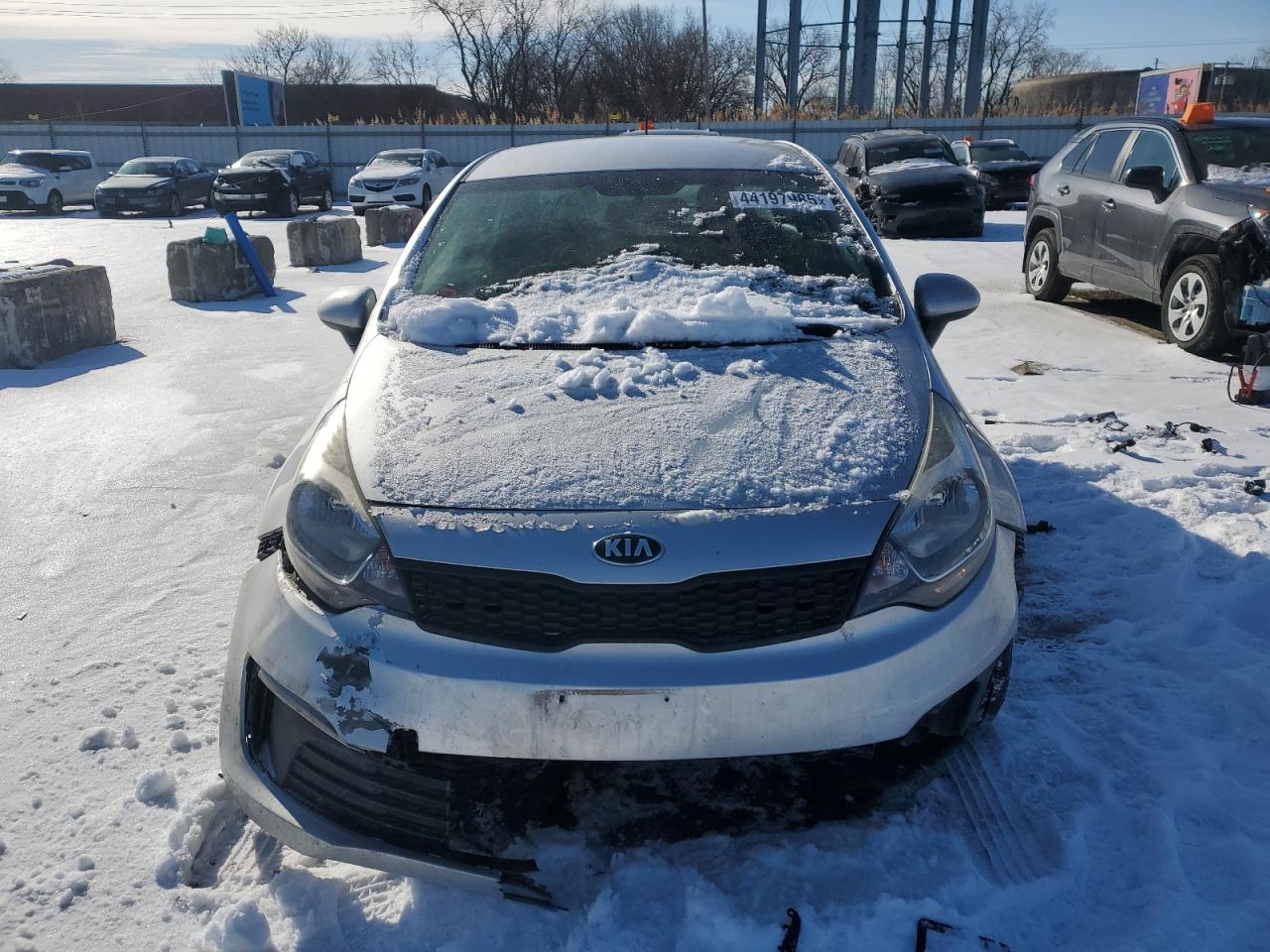 2017 KIA Rio VIN KNADM4A30H6111563 Copart auction photo, front end damage thumbnail 5