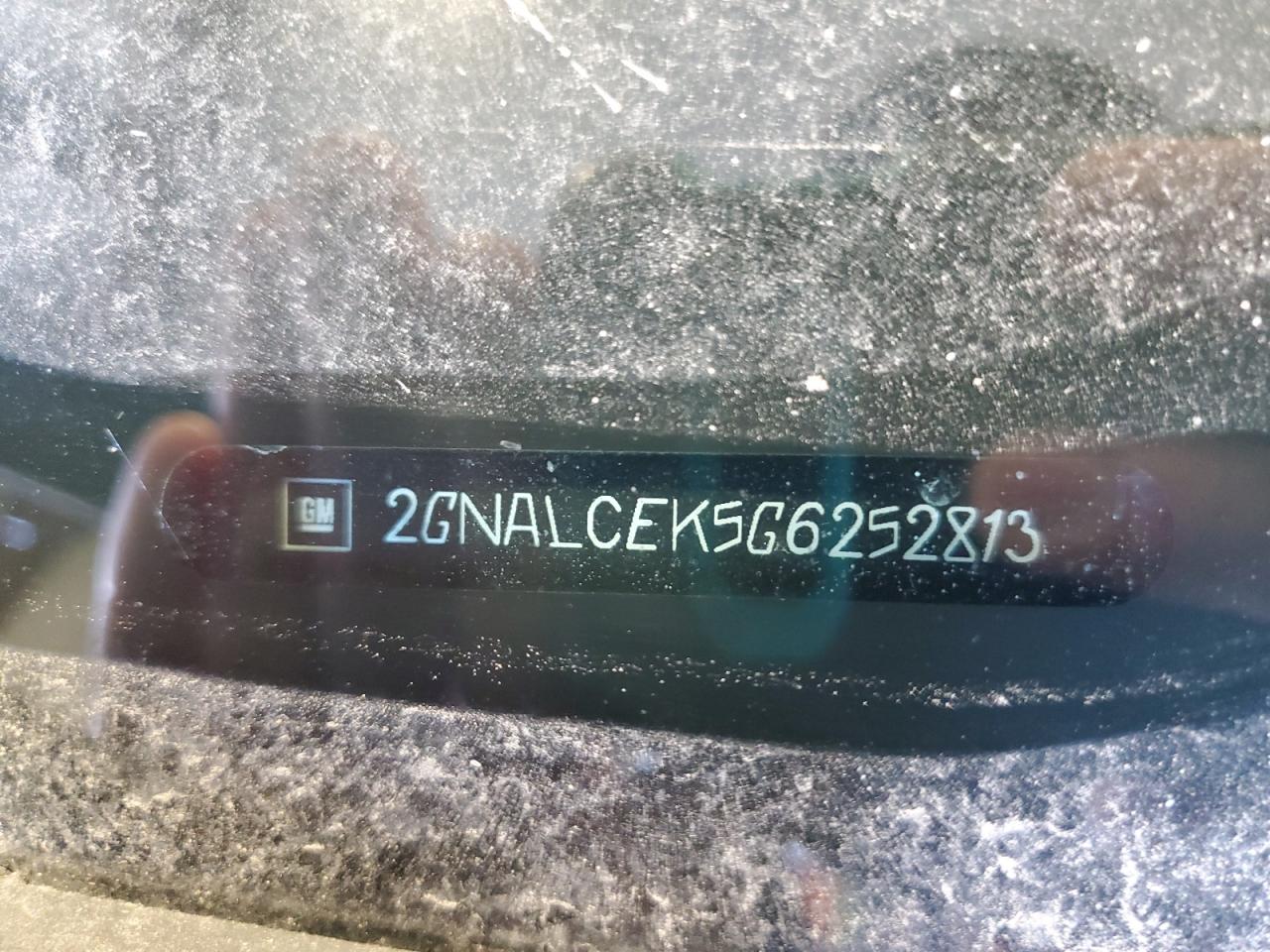 2016 Chevrolet Equinox VIN 2GNALCEK5G6252813 Copart auction photo, side / front end damage thumbnail 13