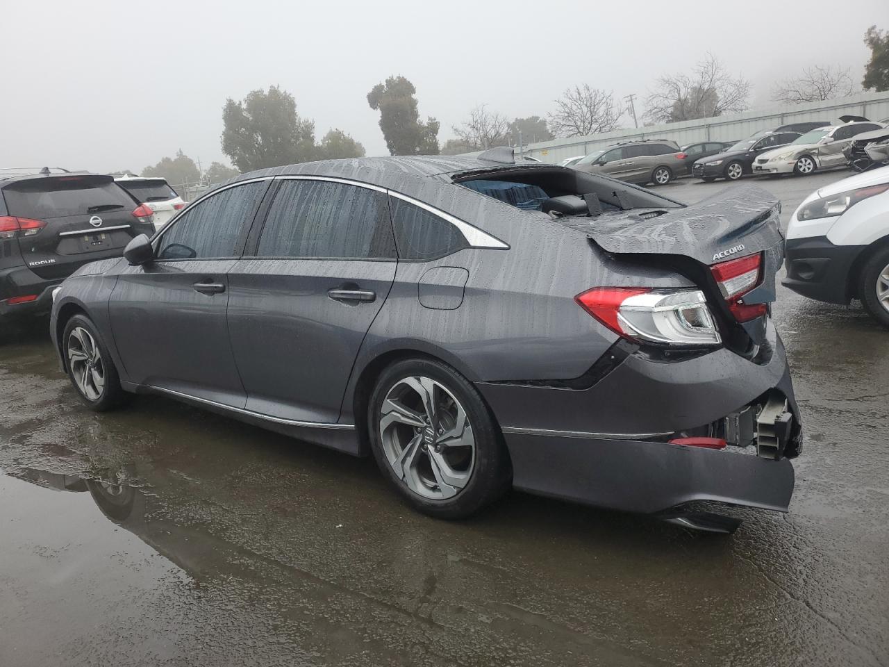 2020 Honda Accord VIN 1HGCV1F49LA079246 Copart auction photo, rear end damage thumbnail 2