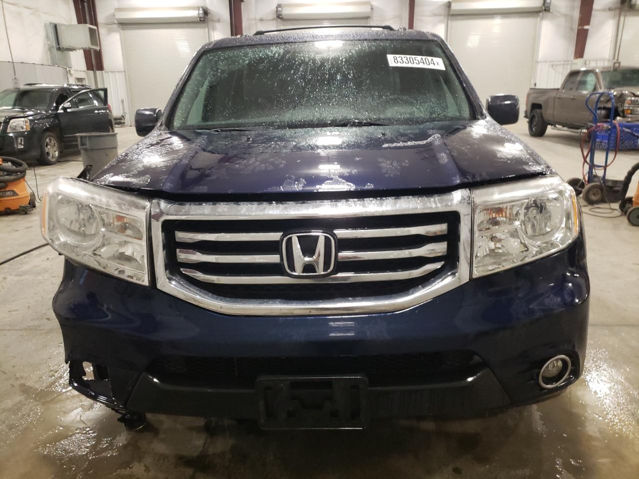 2015 Honda Pilot VIN 5FNYF4H66FB030521 Copart auction photo, front end / undercarriage damage thumbnail 5