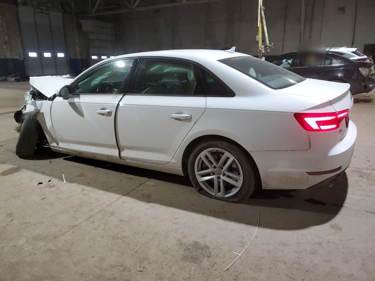 2017 Audi A4 VIN WAUANAF45HN034775 Copart auction photo, front end damage thumbnail 2