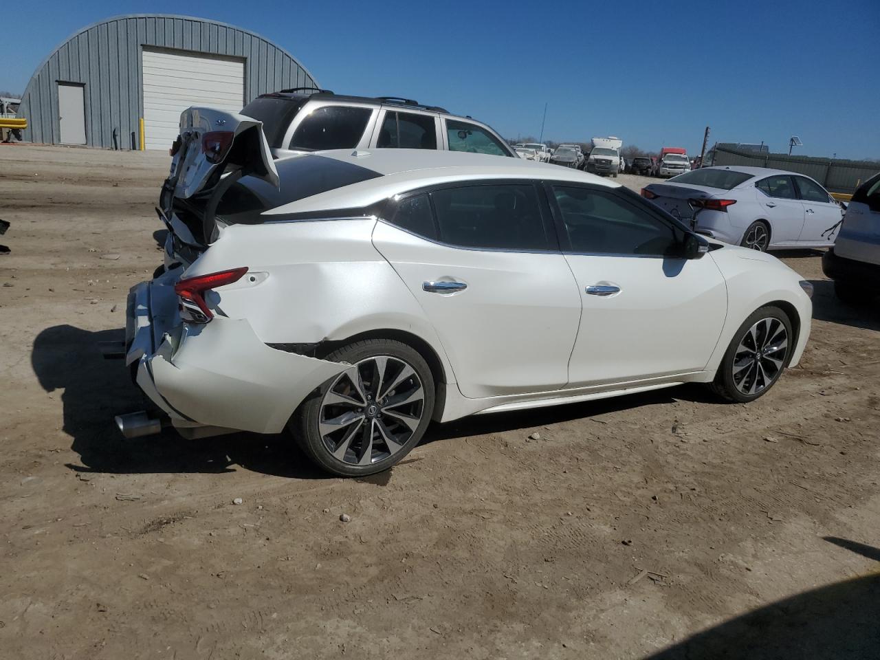 2018 Nissan Maxima VIN 1N4AA6AP3JC362572 Copart auction photo, rear end damage thumbnail 3