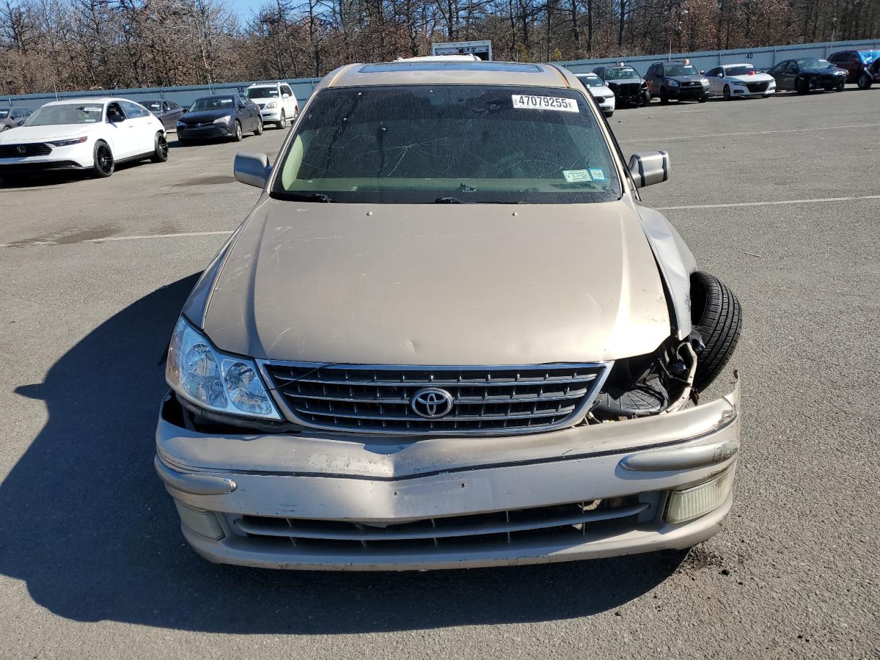 2003 Toyota Avalon VIN 4T1BF28BX3U282682 Copart auction photo, front end / side damage thumbnail 5