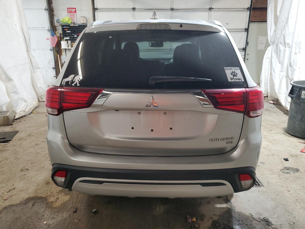 2019 Mitsubishi Outlander VIN JA4AZ3A31KZ036759 Copart auction photo, front end / side damage thumbnail 6