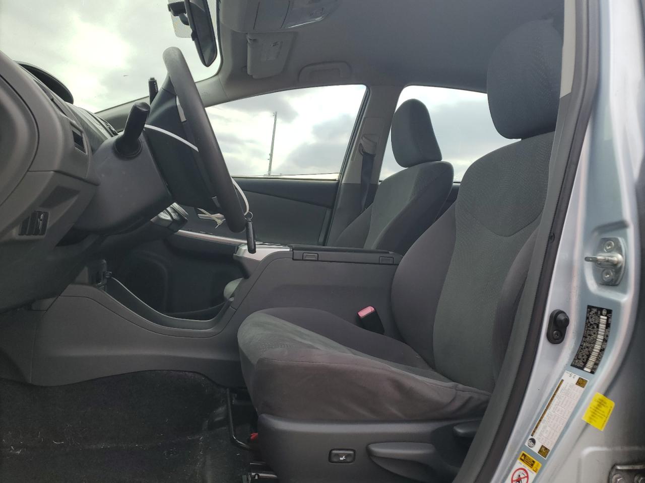 2012 Toyota Prius VIN JTDZN3EU6C3088576 Copart auction photo, front end / side damage thumbnail 7