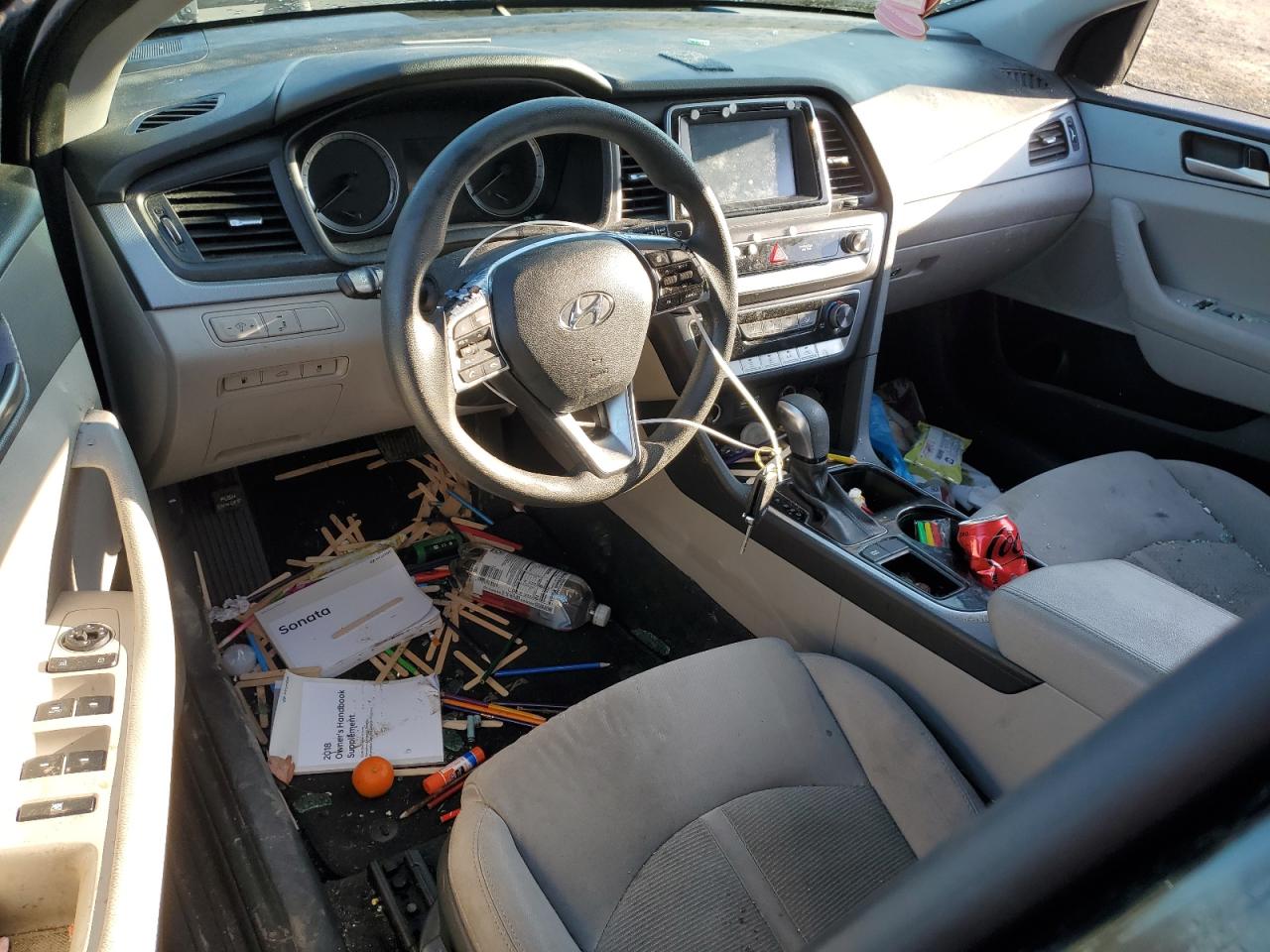 2018 Hyundai Sonata VIN 5NPE24AF9JH711677 Copart auction photo, all over damage thumbnail 8