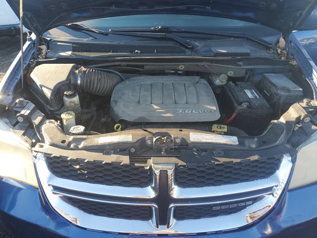 2011 Dodge Caravan VIN 2D4RN5DG1BR674585 Copart auction photo, side damage thumbnail 11