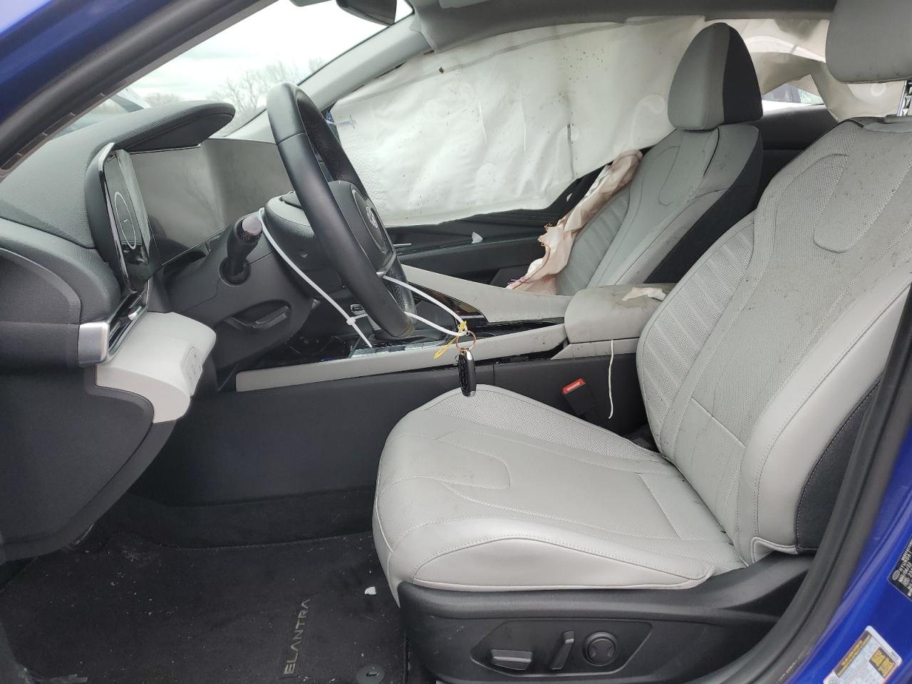 2022 Hyundai Elantra VIN KMHLN4AJ3NU026990 Copart auction photo, side damage thumbnail 7