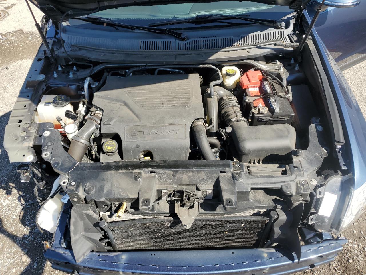 2019 Lincoln MKT VIN 2LMHJ5AT4KBL01314 Copart auction photo, side damage thumbnail 12