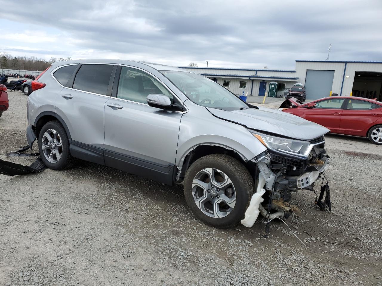 2018 Honda CR-V VIN 2HKRW2H89JH626310 Copart auction photo, front end / rear end damage thumbnail 4