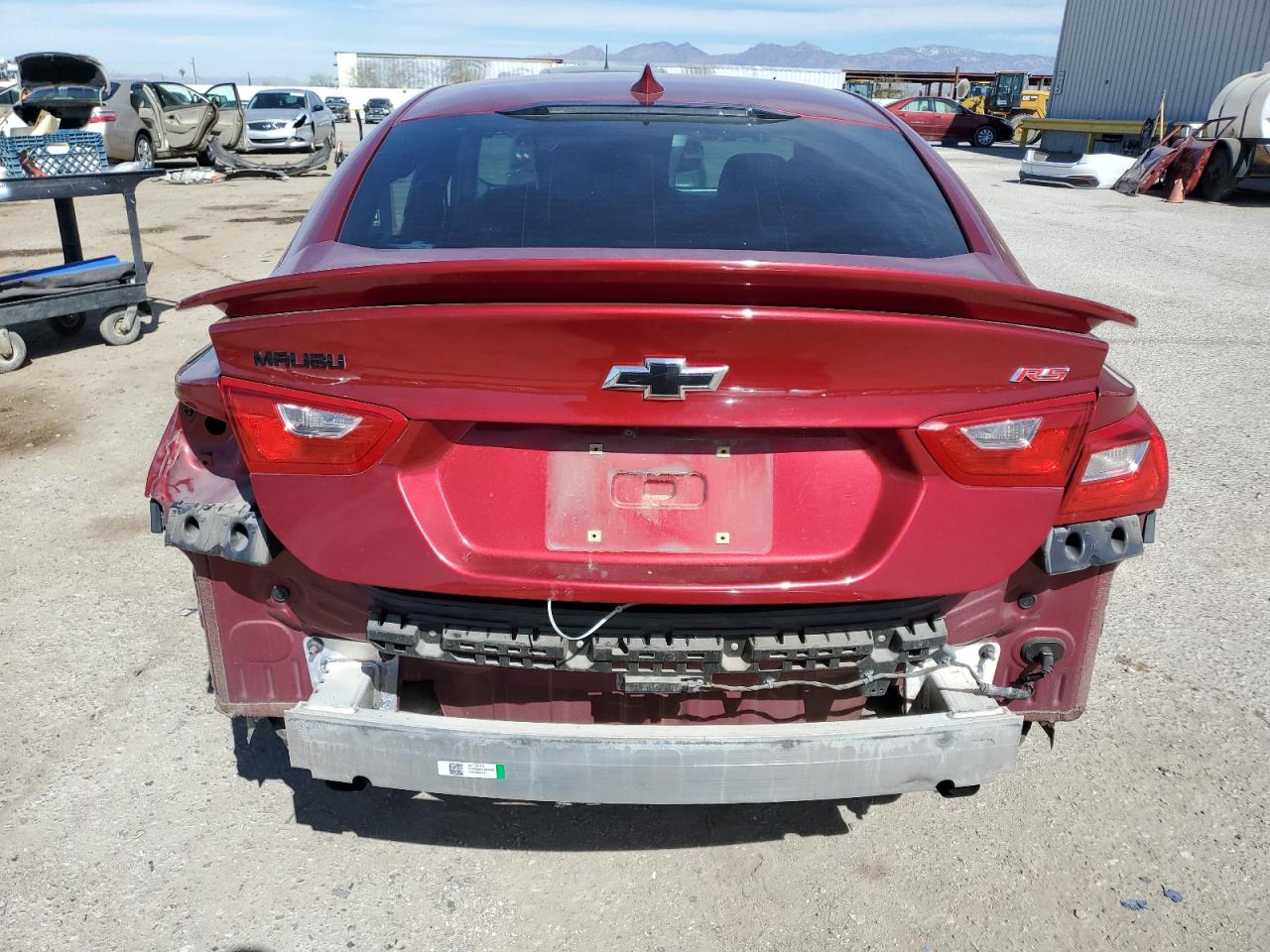 2020 Chevrolet Malibu VIN 1G1ZG5ST7LF021123 Copart auction photo, all over / undercarriage damage thumbnail 6