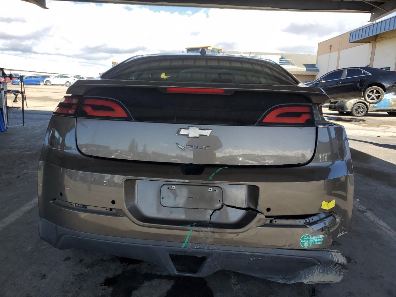 2014 Chevrolet Volt VIN 1G1RH6E43EU143841 Copart auction photo, rear end / side damage thumbnail 6