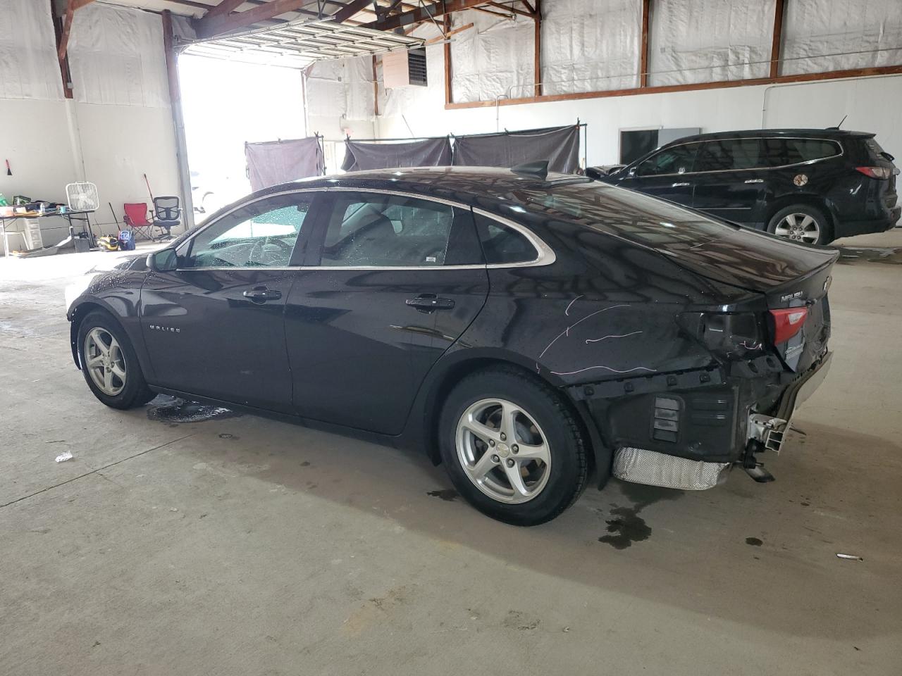 2017 Chevrolet Malibu VIN 1G1ZB5ST4HF209006 Copart auction photo, front end / rear end damage thumbnail 2