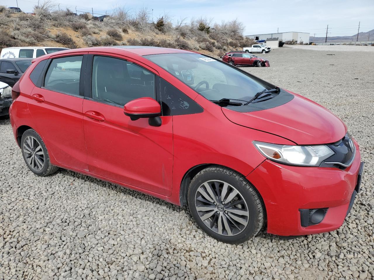 2015 Honda Fit VIN 3HGGK5H89FM761164 Copart auction photo, rear end damage thumbnail 4