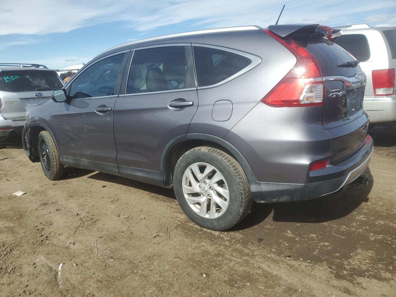2015 Honda CR-V VIN 2HKRM4H71FH667045 Copart auction photo, front end damage thumbnail 2