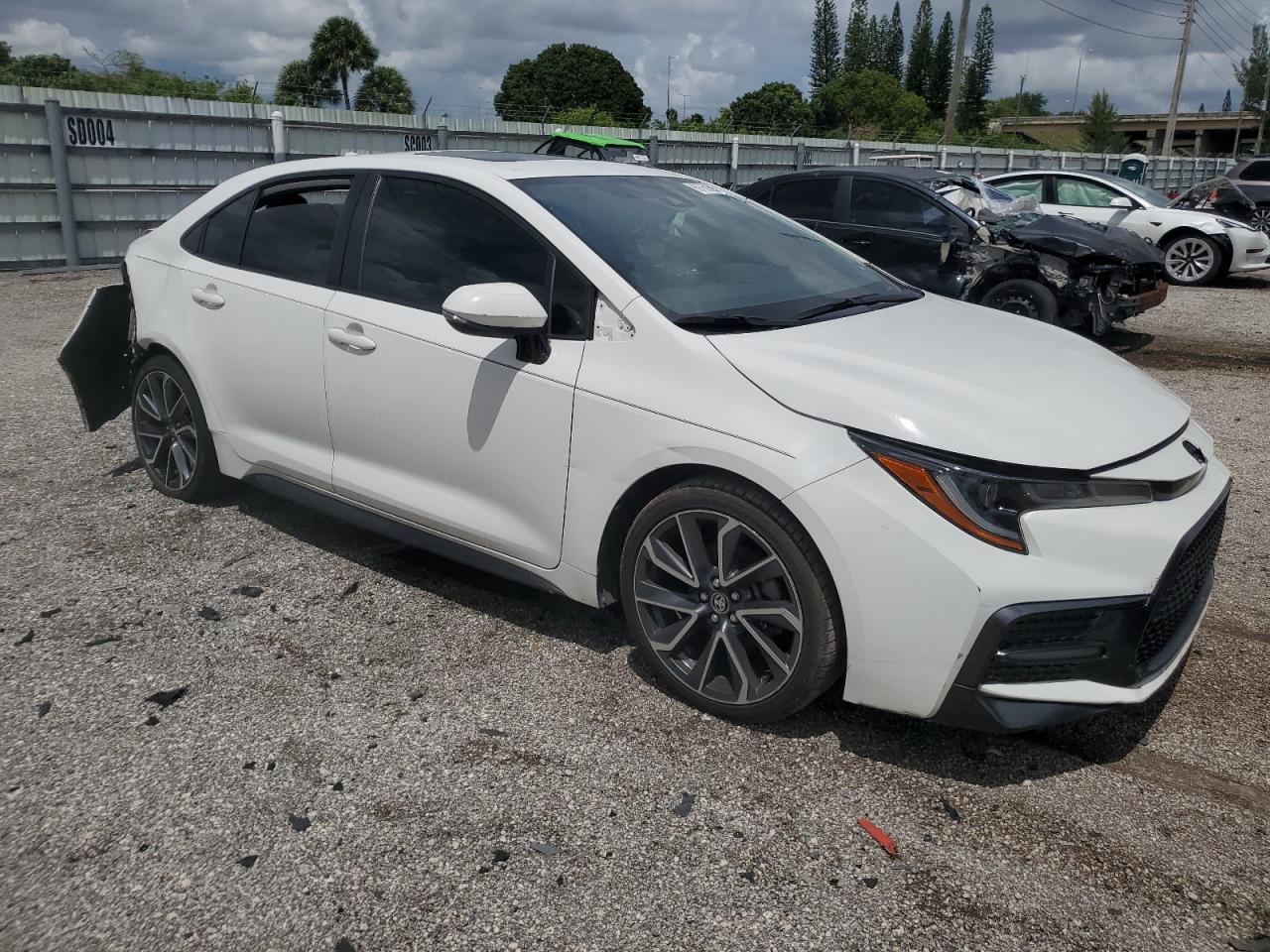 2022 Toyota Corolla VIN JTDM4MCE7NJ093332 Copart auction photo, rear end damage thumbnail 4