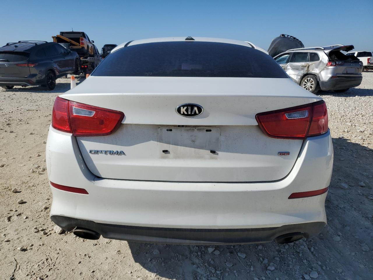 2015 KIA Optima VIN KNAGM4A79F5559593 Copart auction photo, mechanical / side damage thumbnail 6