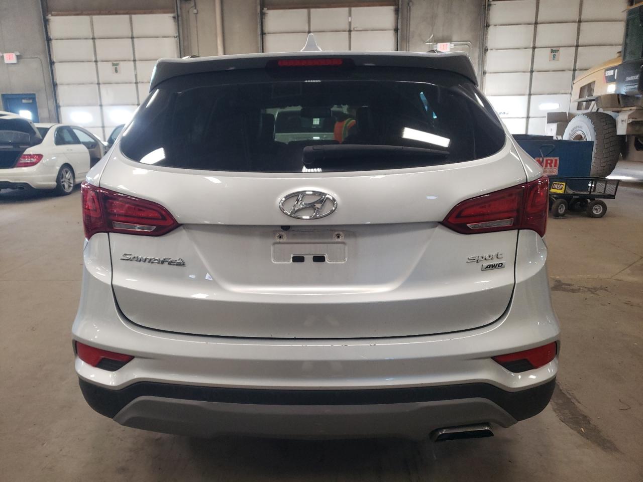 2018 Hyundai Santa Fe VIN 5XYZUDLB0JG547166 Copart auction photo, front end damage thumbnail 6