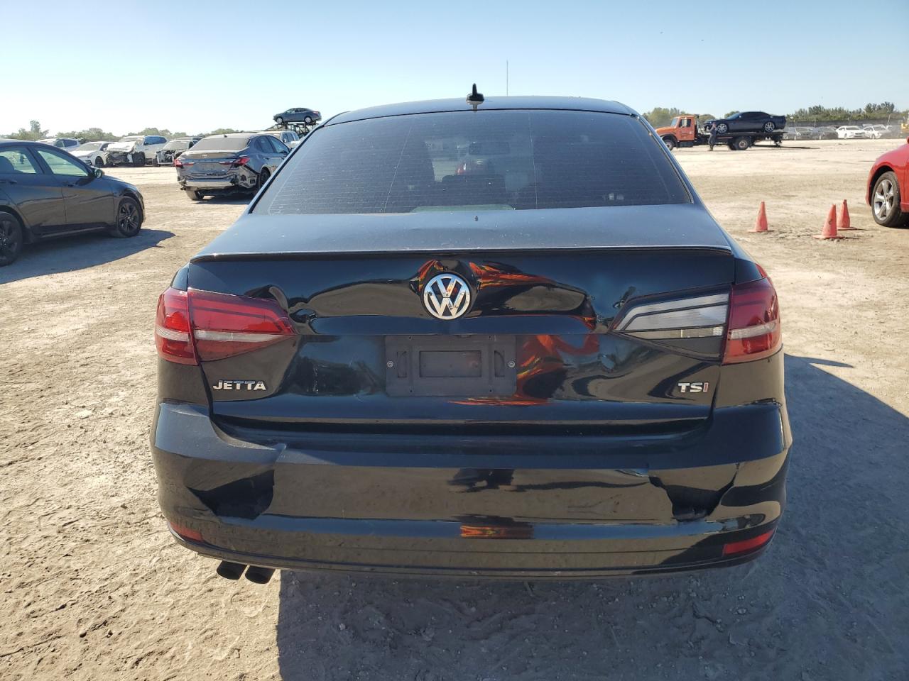 2016 Volkswagen Jetta VIN 3VWD17AJ2GM414240 Copart auction photo, front end / rear end damage thumbnail 6